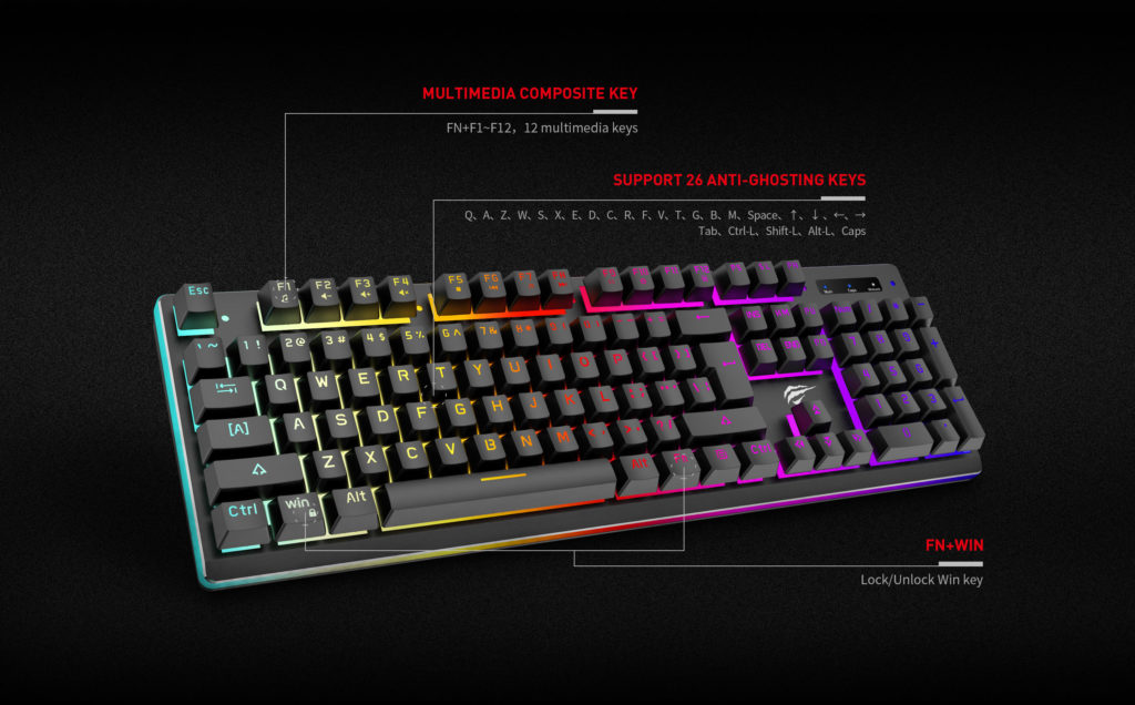 Hv-kb391l Mechanical Gaming Keyboard - Havit